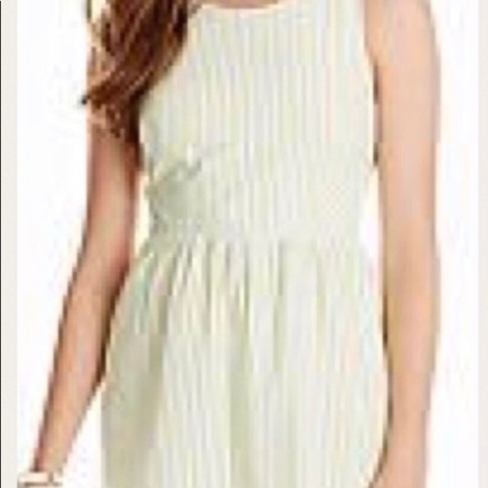 Crown and Ivy green seersucker dress. Size 12